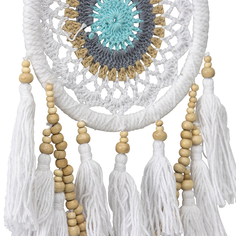 Boho Dream Catcher with Layered Tassel & Beads