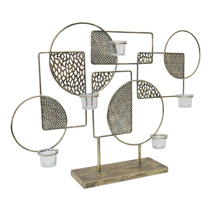 Abstract Hives Statement Candle Holder