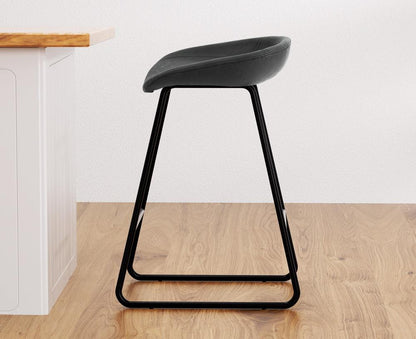 Ludovic Bar Stools - Black (Set of 2)