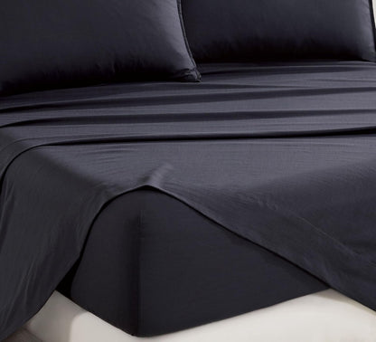 Bamboo Microfibre Sheet Set Charcoal