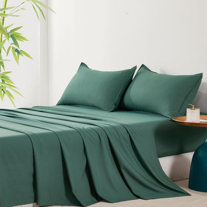 Bamboo Microfibre Sheet Set Green