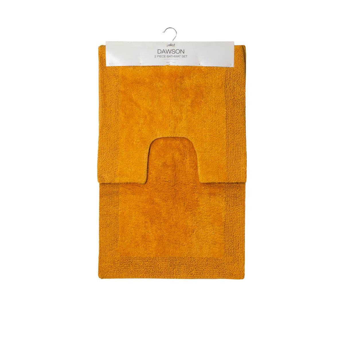 Dawson Bath Mat Set - Mustard