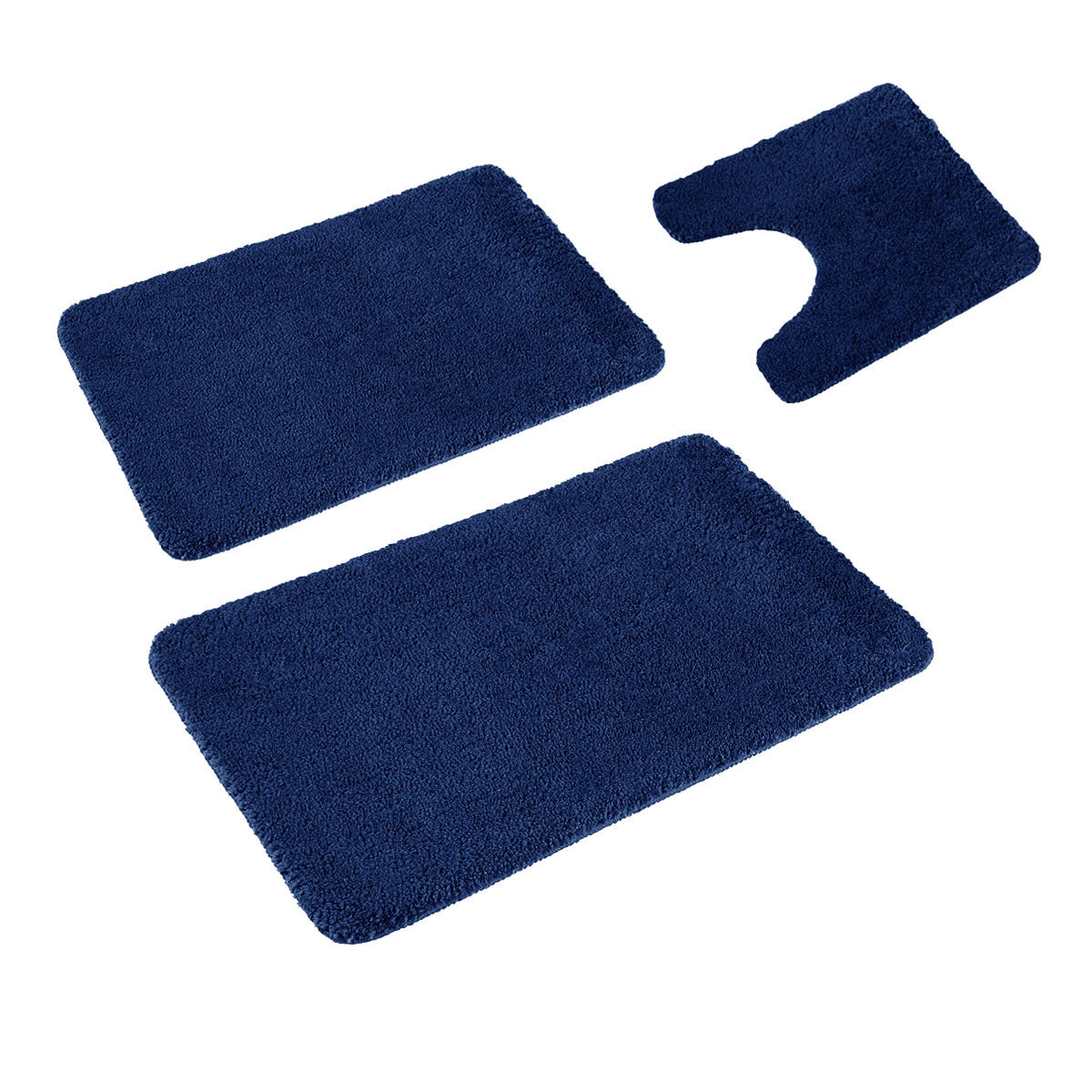 Florenz Bathroom Mat Set - Navy