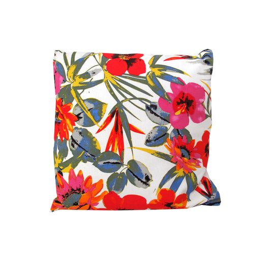 Kalani Floral Filled Cushion - Blue