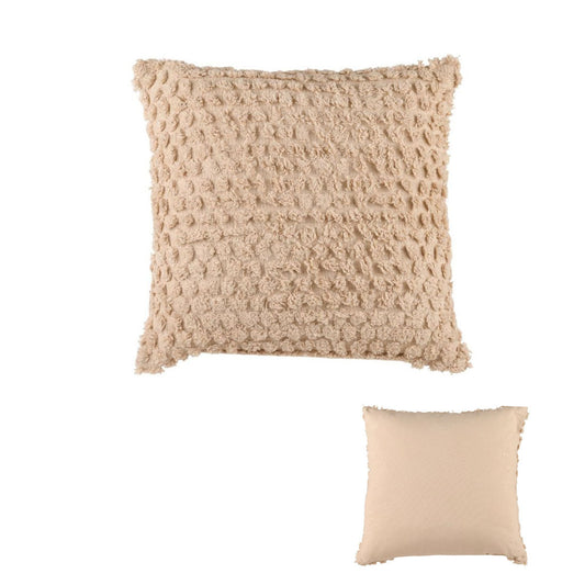 Pippa Square Filled Cushion - Stone