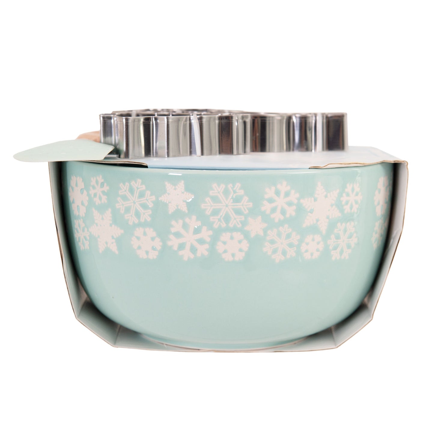 Icy Snowflake Mini Mix Bowl Set - Blue