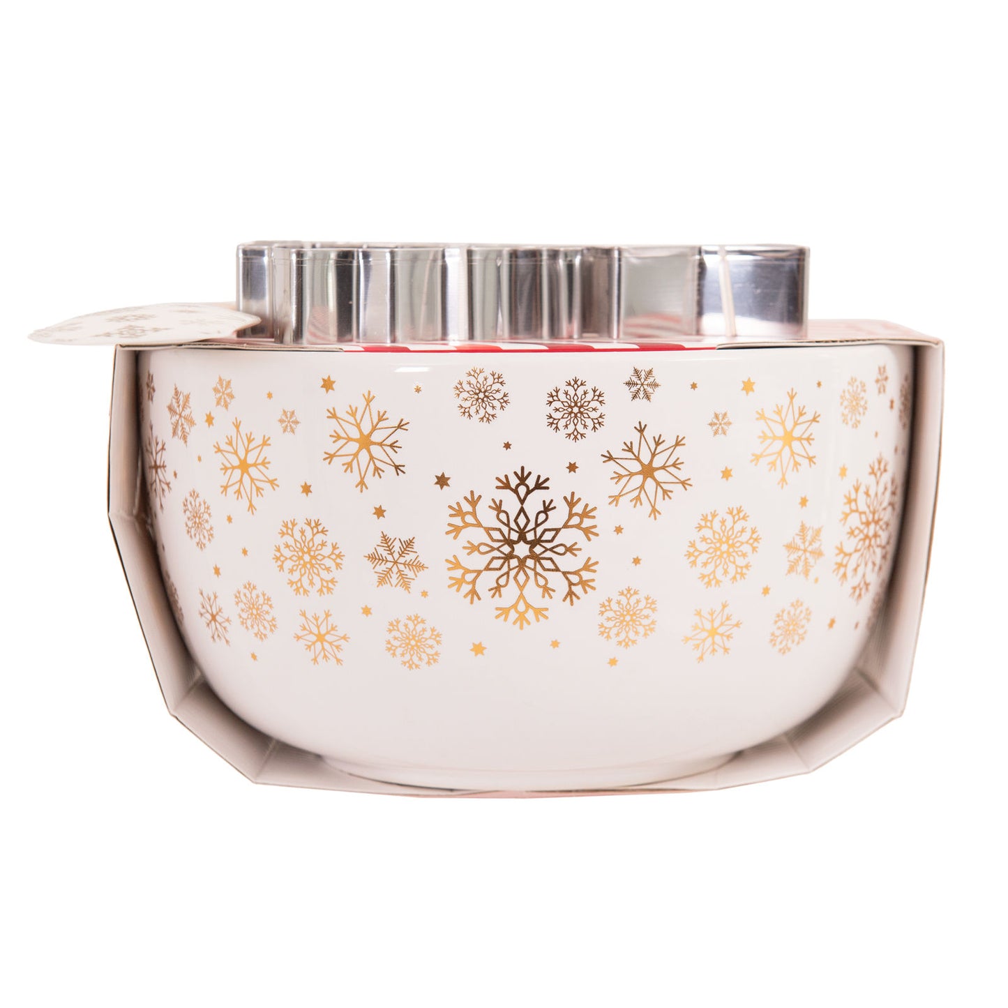 Snowflake Mini Mix Bowl Set - Gold