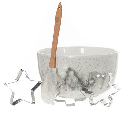 Tree Mini Mix Bowl Set - Silver