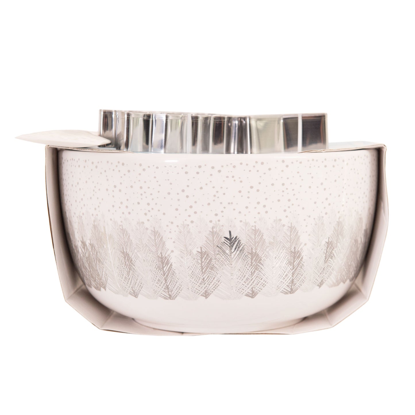 Tree Mini Mix Bowl Set - Silver