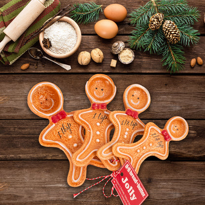 Gingerbread Man Measuring Spoons - Set of 4