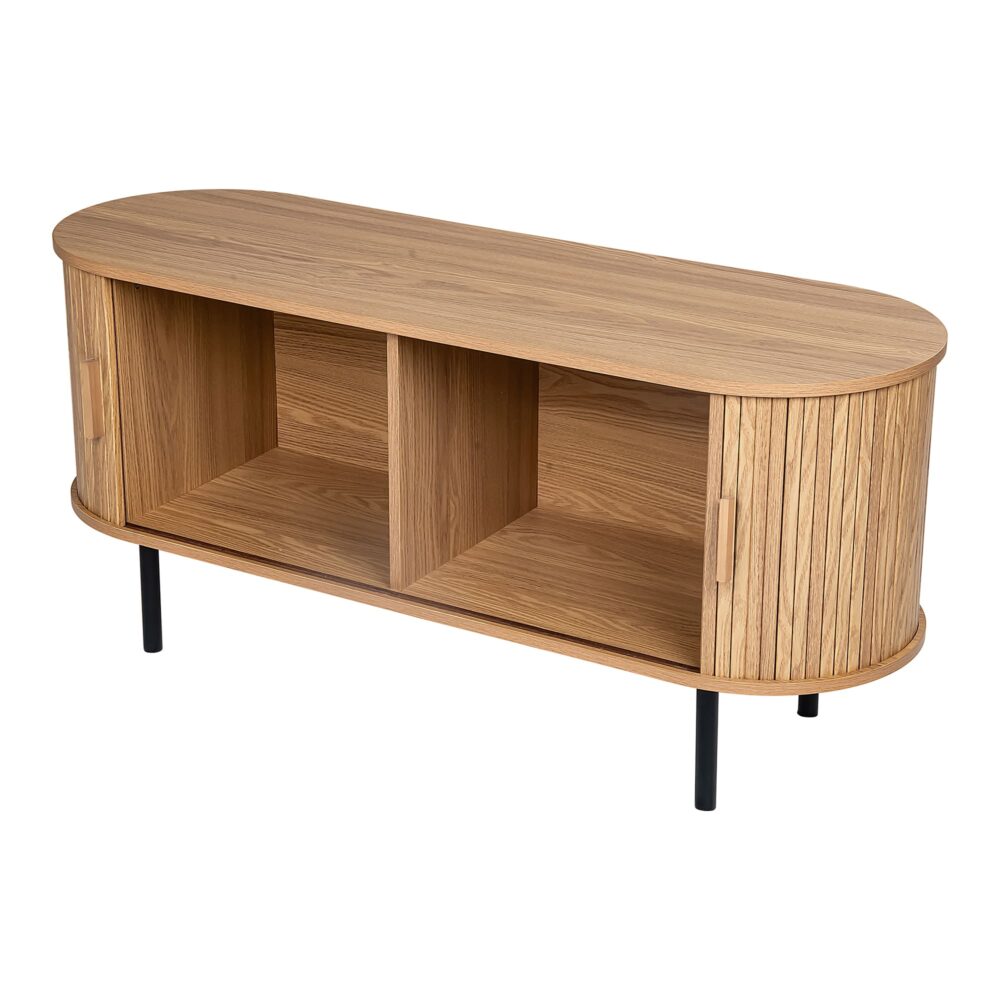 Ripple Sideboard with Sliding Doors - Natural