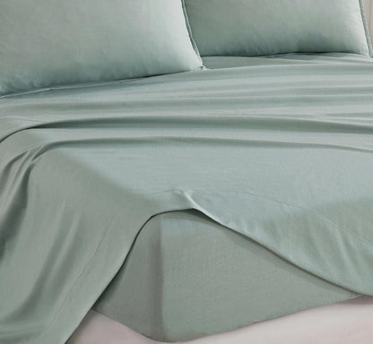 Bamboo Microfibre Sheet Set Sage Green - King