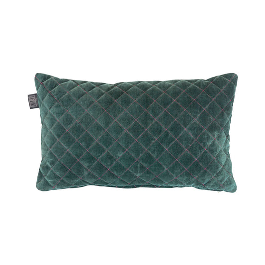 Equire Cotton Filled Oblong Cushion - Green