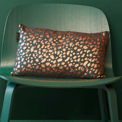 Felidea Filled Oblong Cushion - Green