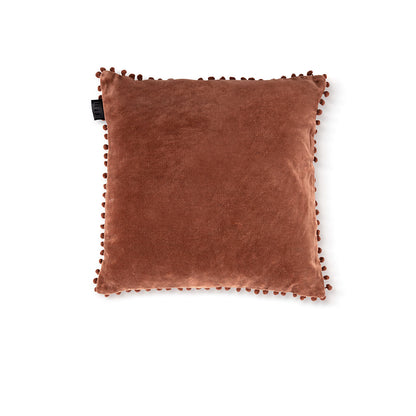 Svenja Filled Square Cushion - Terracotta