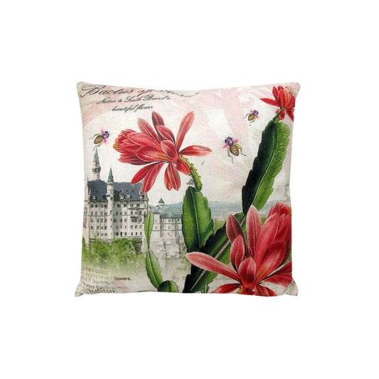 Blossom Filled Cushion - Pink