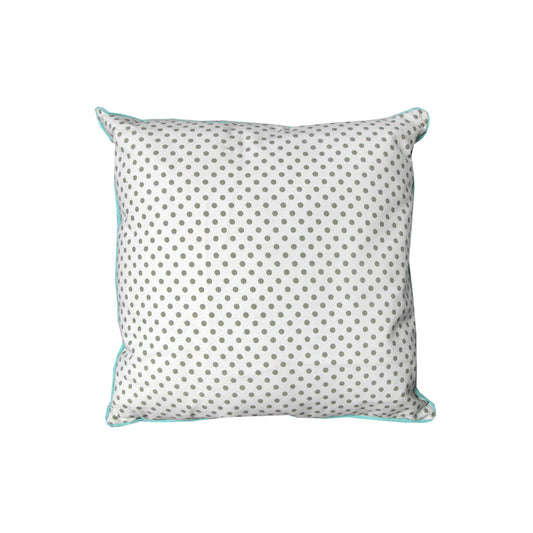 Lana Polka Blue Filled Cushion