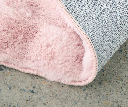 Bubble Round Rug - Blush (100X100)