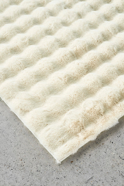 Bubble Rectangle Rug - Natural (140X70)