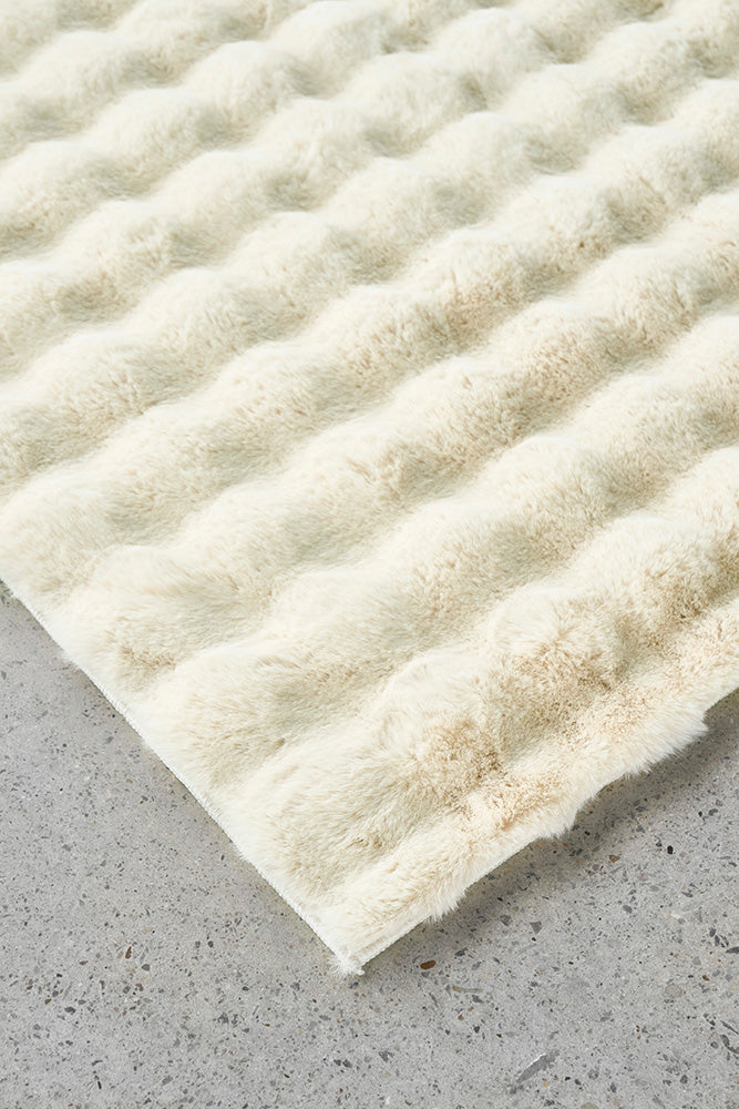 Bubble Rectangle Rug - Natural (220X150)