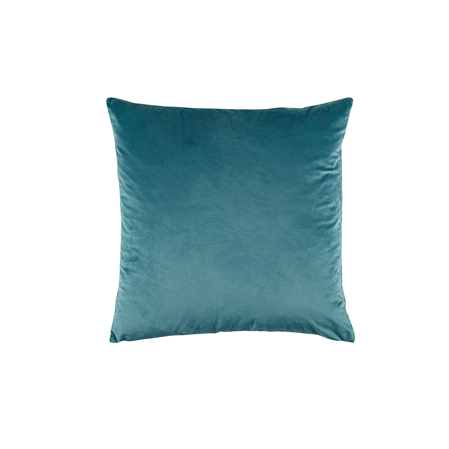 Vivid Coordinate Velvet Square Cushion -Teal