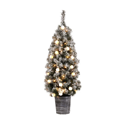 Potted Christmas Tree with LED Lights - 1.2M