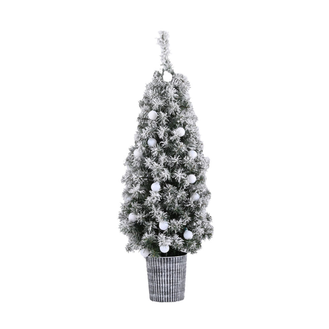 Potted Christmas Tree with LED Lights - 1.2M