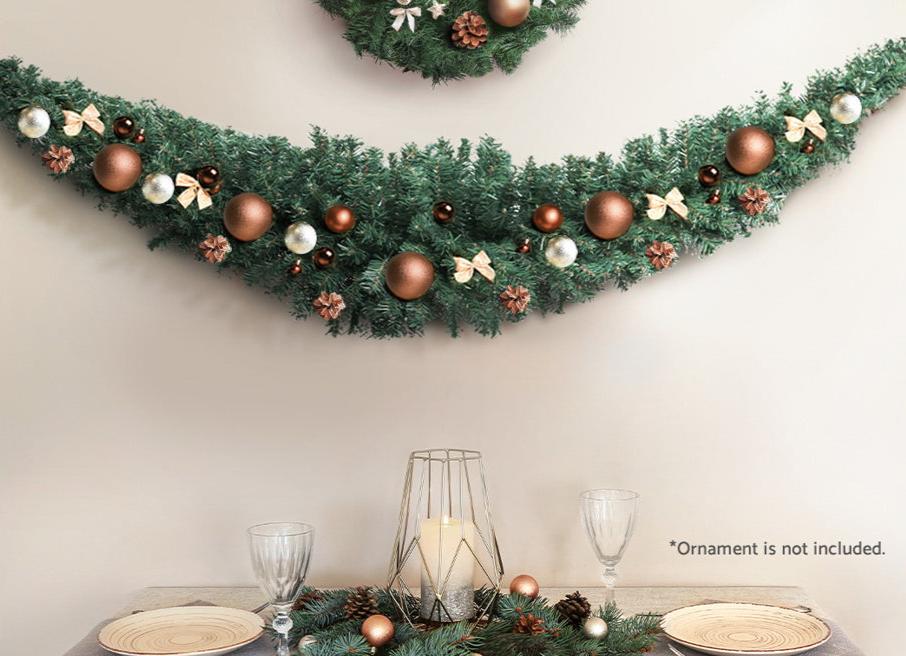 Garland Christmas Decorations Green - 1.8m