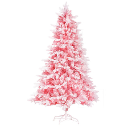 Christmas Tree Pink Snowy - 1.8m