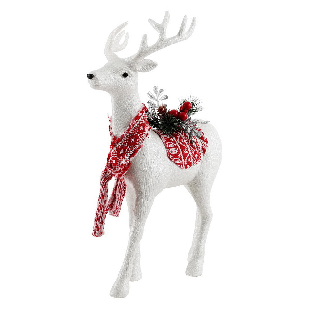 Standing Reindeer Glitter Ornament - 45cm