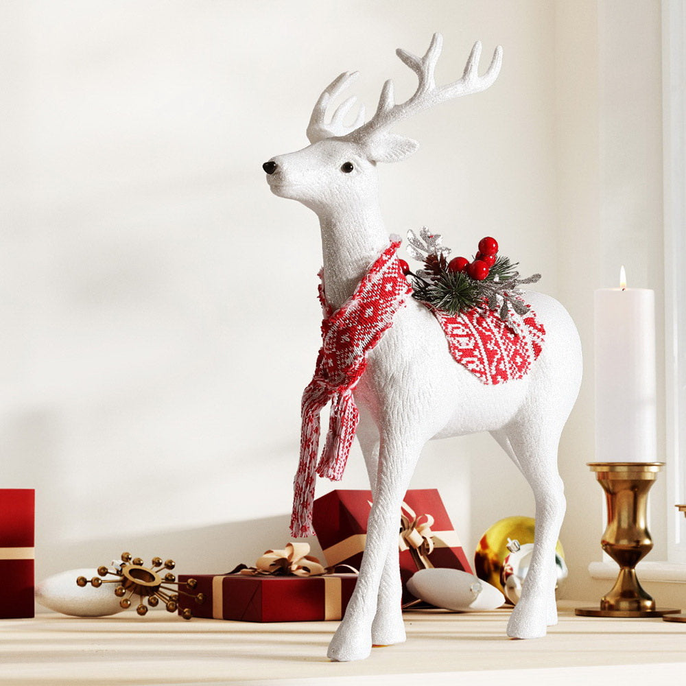 Standing Reindeer Glitter Ornament - 45cm