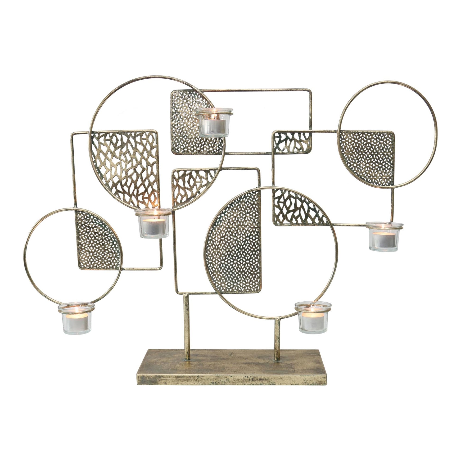 Abstract Hives Statement Candle Holder