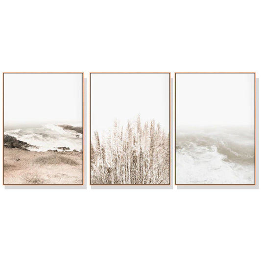 Coastal Beach Wood Wall Art (Set of 3)