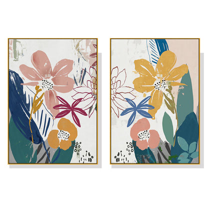 Summer Smile Canvas Wall Art (Set of 2)