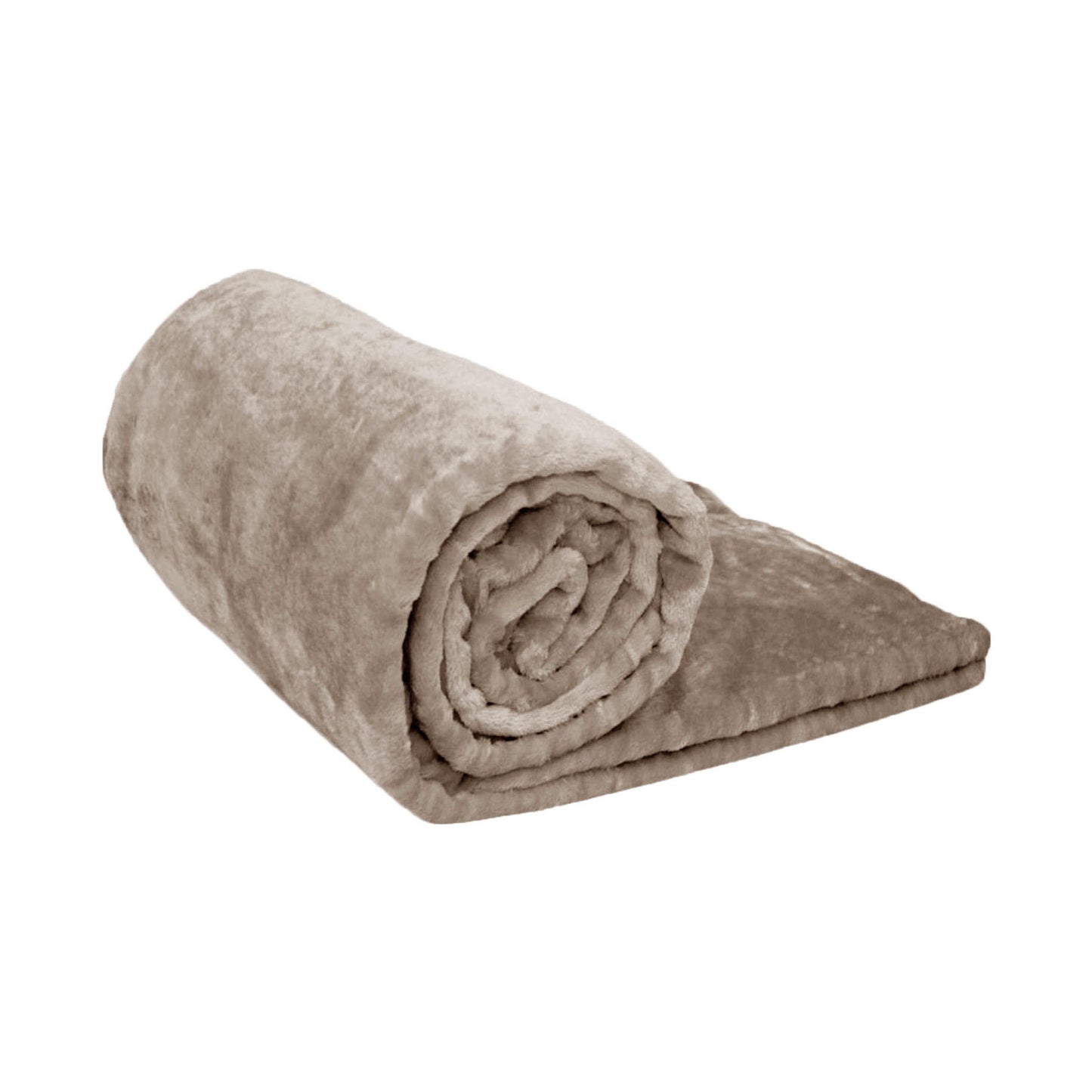 Lucia Luxury Plush Throw - Stone