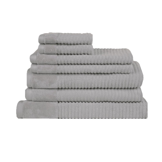 Bathroom Towel Set - Silver